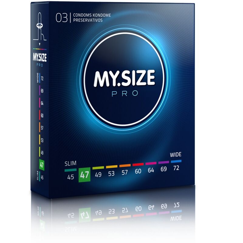 Condones MY.SIZE PRO: Ajuste Personalizado, Ultra-Sensibilidad y Máxima Seguridad Vegana