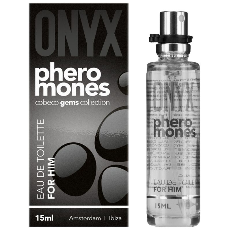 "Eau de Toilette Onyx Pheromones: Atrae con su irresistible aroma masculino de 15ML"
