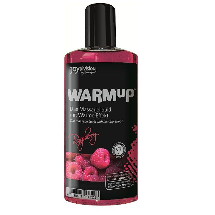 Aceite de Masaje JOYDIVISION WarmUp Efecto Calor Sabor Frambuesa 150ml