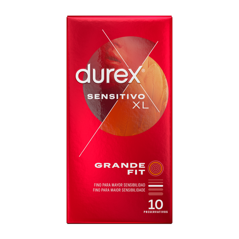 Preservativos Durex Sensitivo XL: Más finos, tamaño grande y máxima comodidad