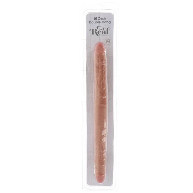 Dildo Realista de Doble Cabeza 40 cm - Tono Natural