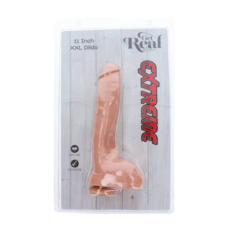 Dildo Realista XXL 28 cm Color Natural - Experiencia Extrema