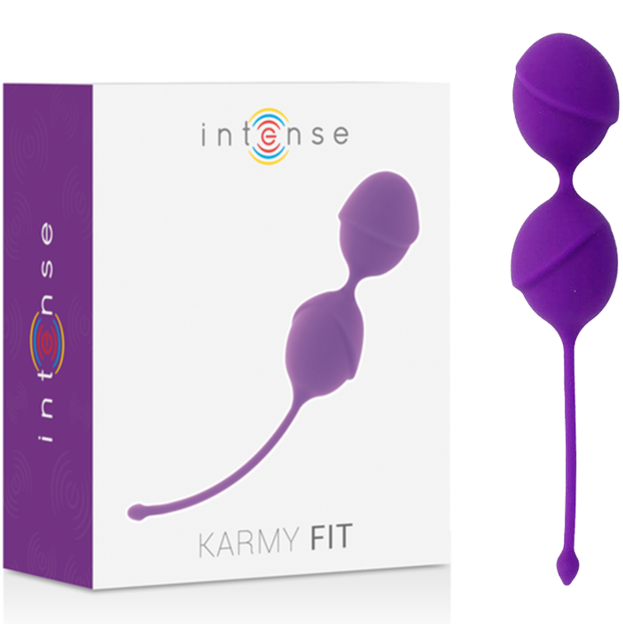 Bolas Kegel de Silicona Lila - Karmy Fit Intense para Fortalecimiento Pélvico