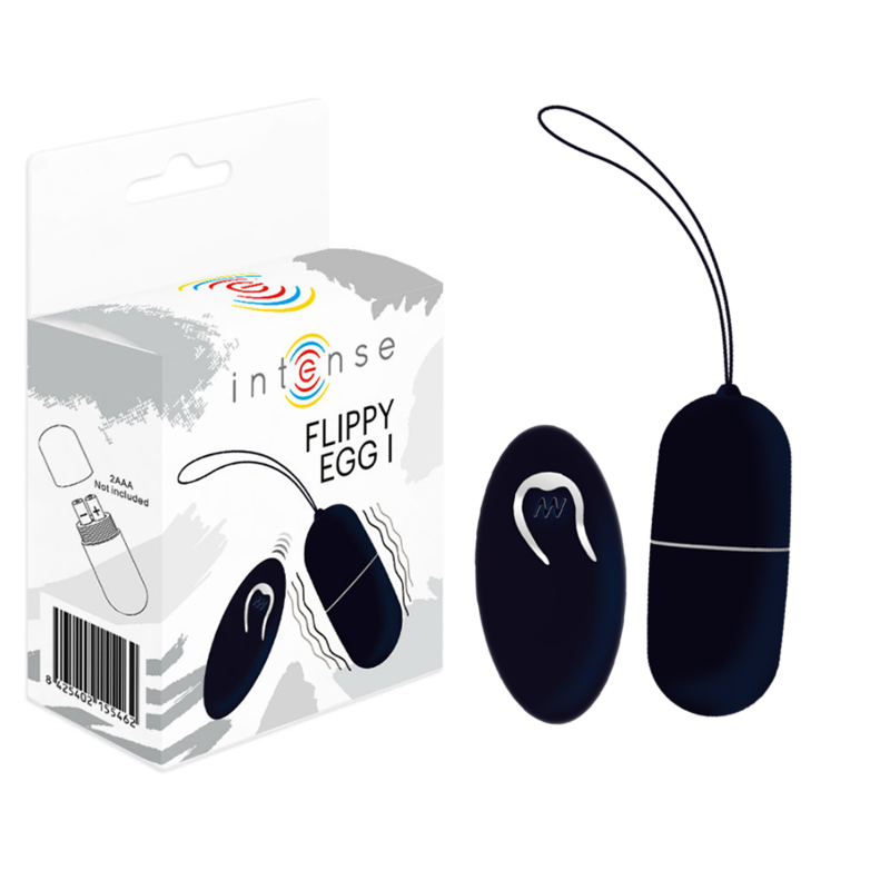 FLIPPY I - Huevo vibrador silencioso con control remoto para jugar solo o en pareja.