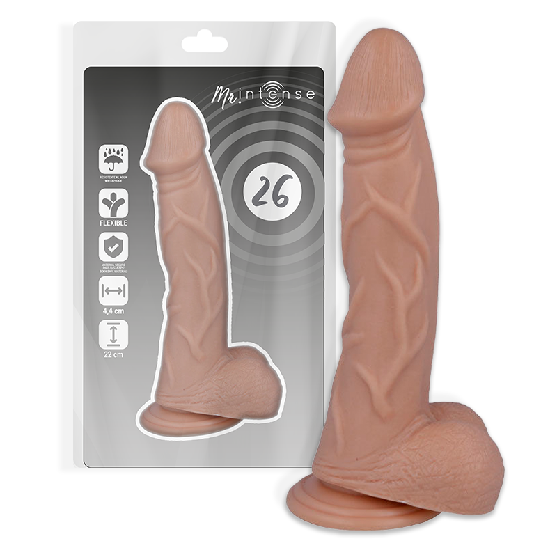 Dildo Realista Mr. Intense 22 cm x 4.4 cm - Tamaño Ideal para Placer Intenso
