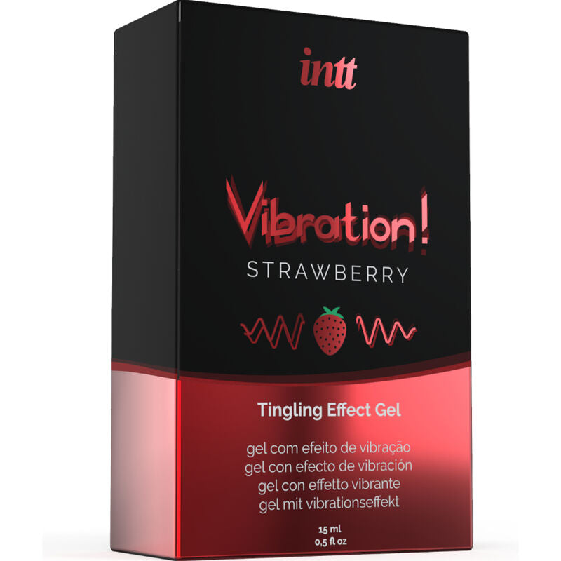 Gel Estimulante Vibration de INTT - Experiencia Vibrante y Dulce Aroma a Fresa para Mayor Placer Intimo