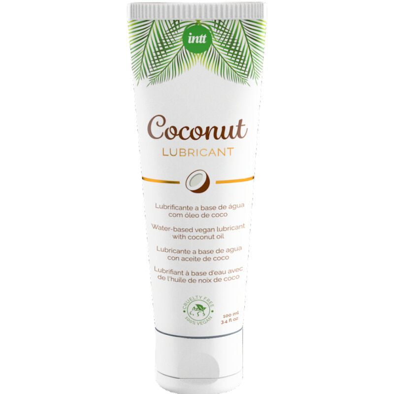 Vegan Coconut Lubricant de INTT: Lubricante Vegano a Base de Agua con Aceite de Coco para una Experiencia Íntima Suave y Aromática - 100 ml