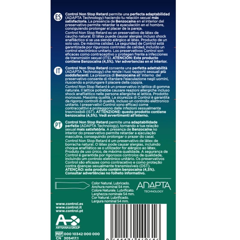 Condones Transparente de Látex Natural, Lubricados con Benzocaína para Mayor Placer - Caja de 12 Unidades