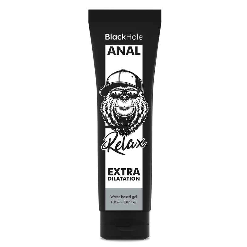 Lubricante Íntimo a Base de Agua para Dilatación Anal 150 ml - Black Hole