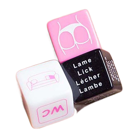 Juego Erótico SECRETPLAY - Pack de 3 Dados Multilingües (ES/PT/EN/FR)