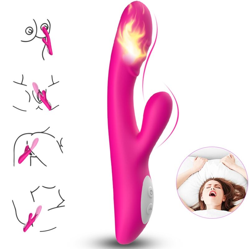 Vibrador Efecto Calor ARMONY SPARK en Fucsia - Estimulación Íntima