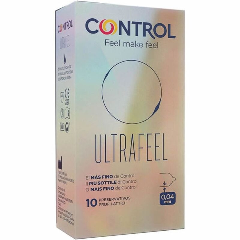 Preservativos Control Adapta Finissimo Ultrafeel 10 Unidades - Extra Fino para Máxima Sensibilidad