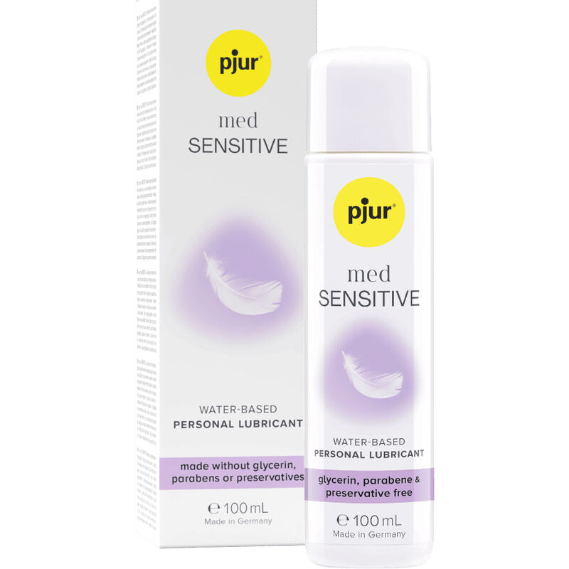 Lubricante Intimo de Base Acuosa sin Glicerina ni Parabenos - Ideal para Piel Sensible, 100 ml