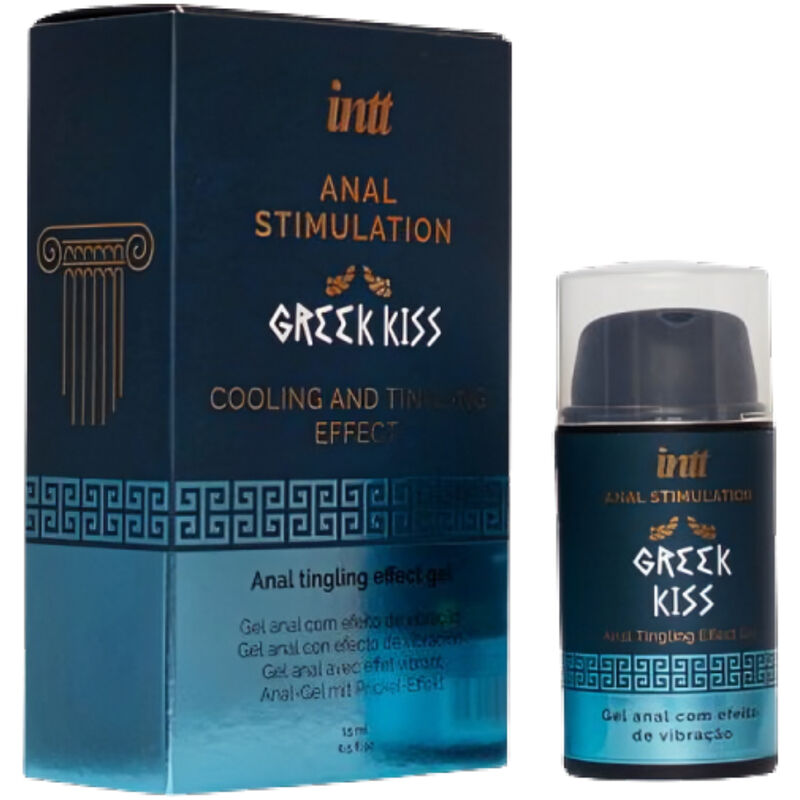 Gel Excitador Anal Greek Kiss: Vibración, Enfriamiento y Sabor a Menta para una Experiencia Íntima Placentera