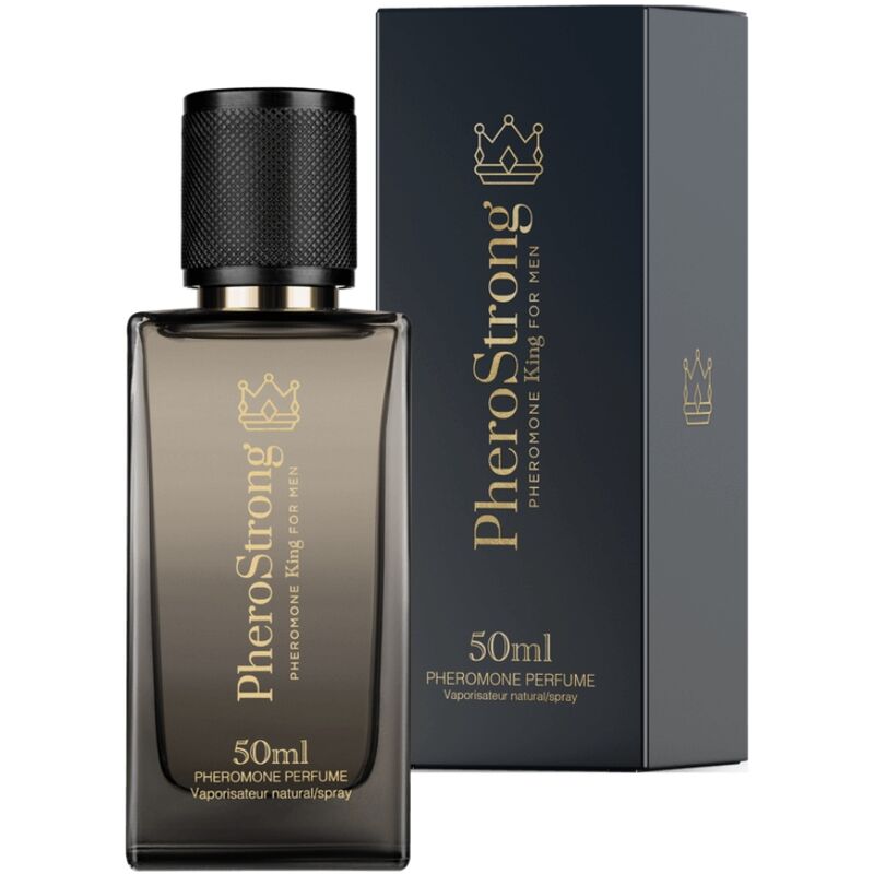 Perfume Masculino con Feromonas Pherostrong King 50 ml para Seducción Maximizada