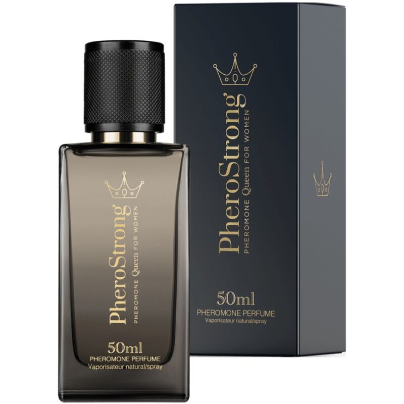 Perfume con Feromonas PHEROSTRONG Queen para Mujer 50 ml - Seducción y Elegancia.