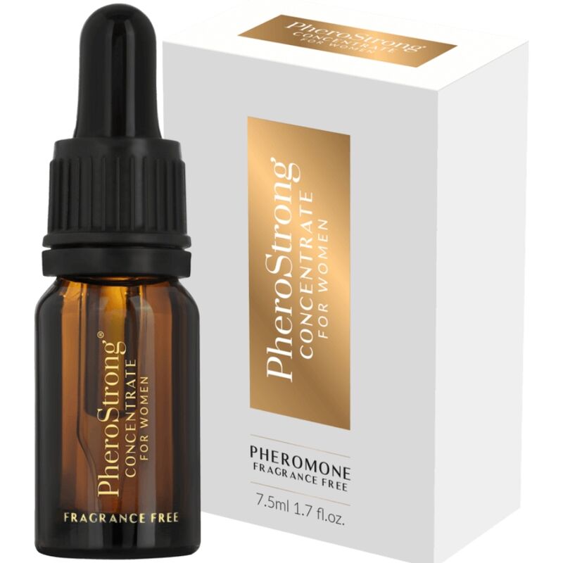 Perfume de Feromonas Concentrado para Mujer PHEROSTRONG 7.5 ml - Atracción y Seducción en Cada Gota