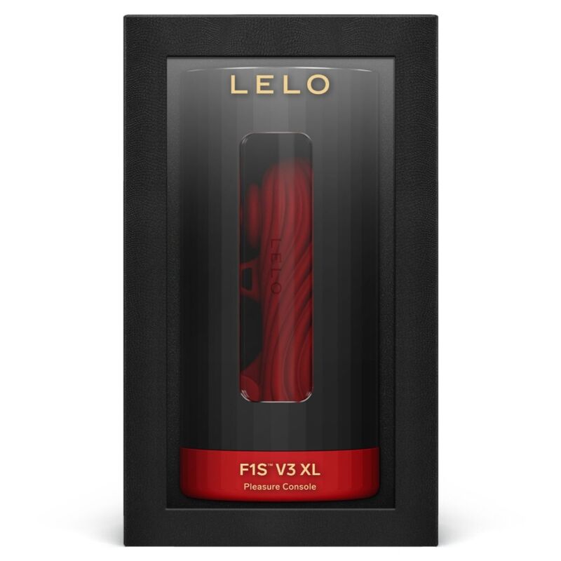LELO - F1S V3 Masturbador Masculino Rojo Tamaño XL para Placer Intenso