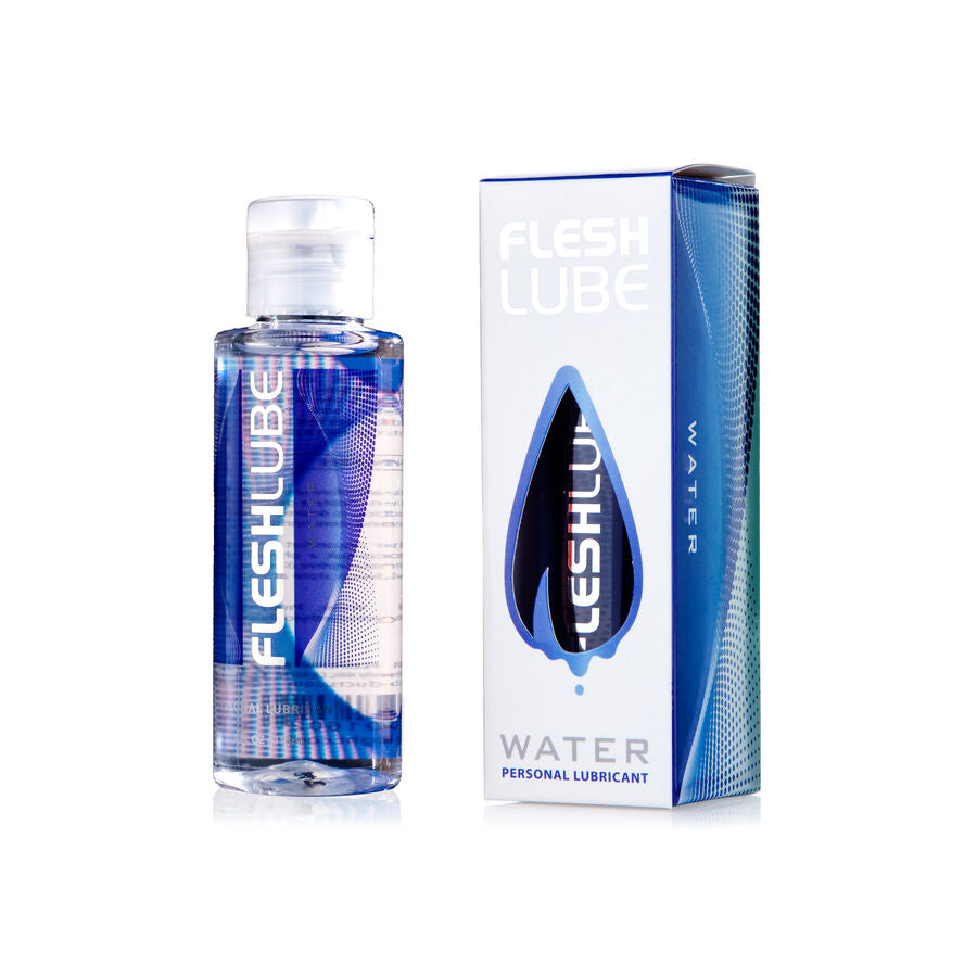 Lubricante a Base de Agua FleshLube 100 ml - Suave y Natural para Fleshlight