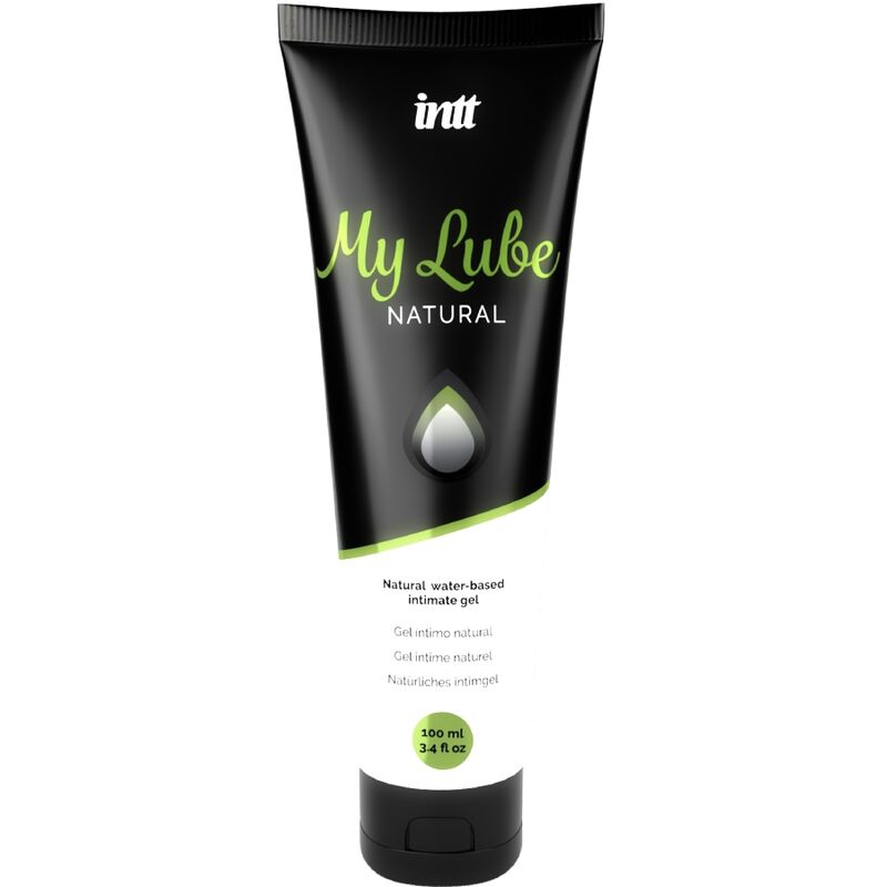 Gel Íntimo Natural My Lube - Lubricante a Base de Agua para Piel Sensible, Compatible con Juguetes y Preservativos, de 100ml