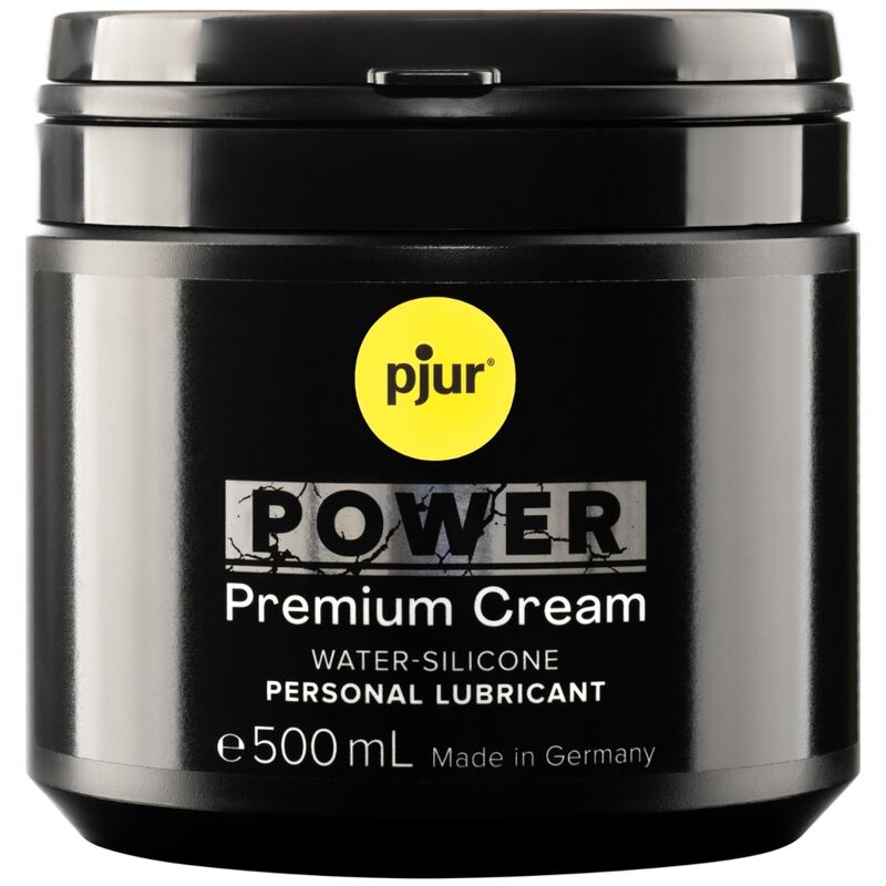 Lubricante Pjur® Power Crema: Intenso, Seguro y Duradero para Placer Íntimo (500 ml)