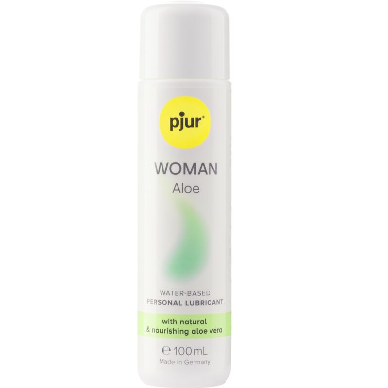 Lubricante Íntimo pjur WOMAN Aloe: Hidratación Natural con Aloe Vera, 100 ml – Cuidado Suave para la Piel Femenina