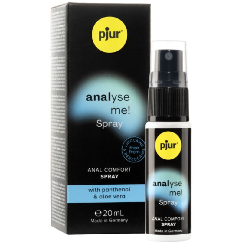 "Pjur Anal Spray: Relajación y Placer en Penetración Anal, Compatible con Preservativos"