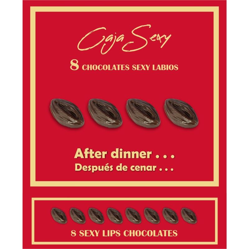 DIABLO PICANTE - CAJA 8 CHOCOLATINAS FORMA VAGINA