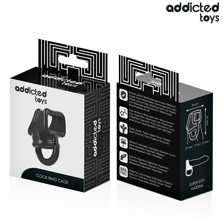 ADDICTED TOYS - ANILLO JAULA PARA EL PENE
