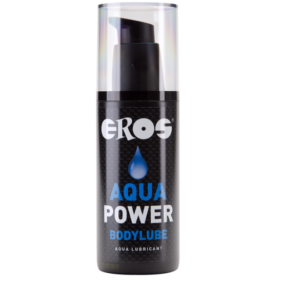 Lubricante Eros a Base de Agua: Alta Duración y Compatible con Preservativos, 125 ml - Calidad Alemana Probada Dermatológicamente