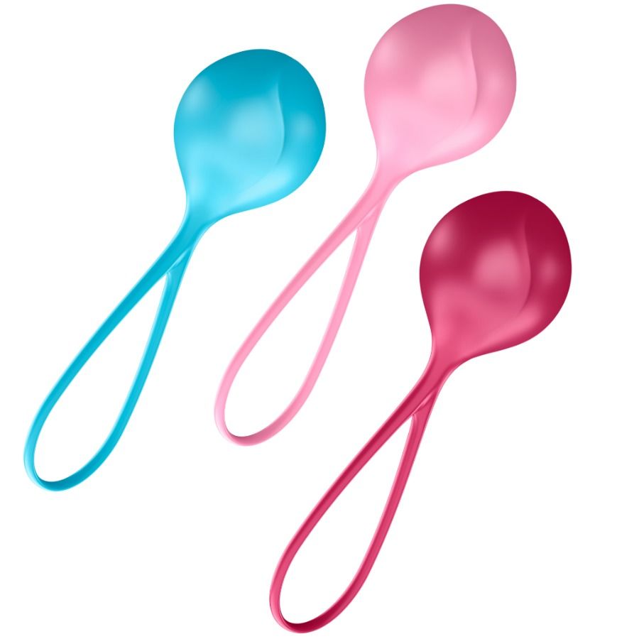 Set de Ejercitadores Satisfyer Loveballs - Bolas Vaginales para Entrenamiento Kegel