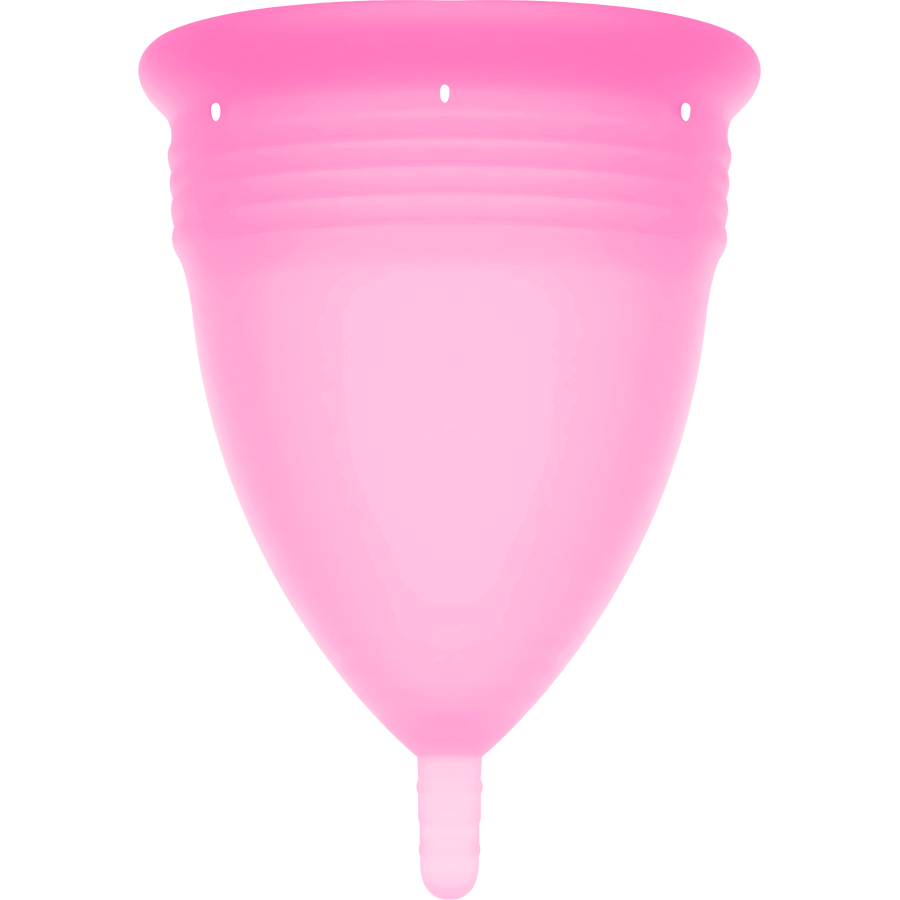 Copa Menstrual Rosa de Silicona FDA Talla S - STERCUP Ideal para tu Comodidad