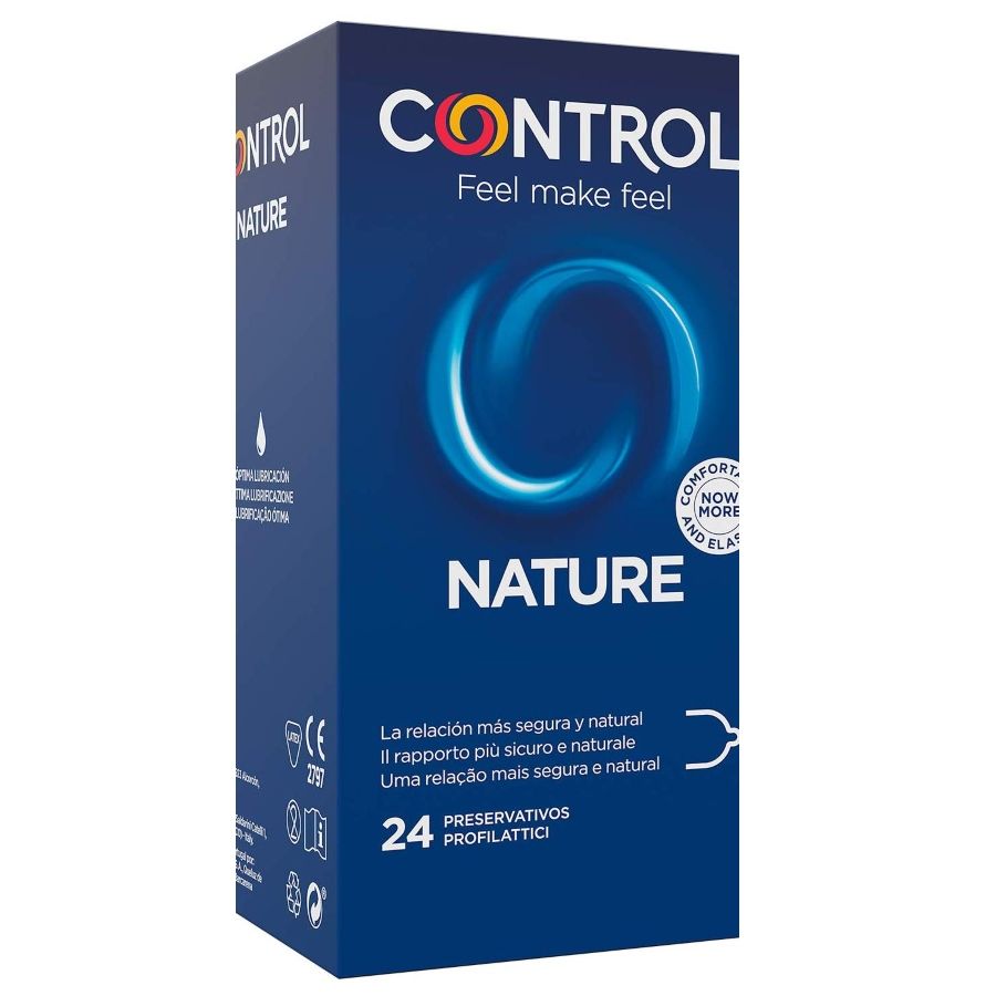 Preservativos Adapta Nature Control - Pack de 24 Unidades para Sensaciones Naturales