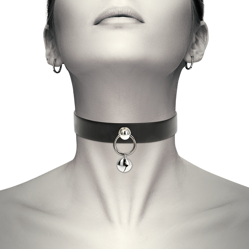 Collar Fetiche de Cuero Vegano Coquette Chic Desire - Elegancia y Confort para la Mujer Moderna