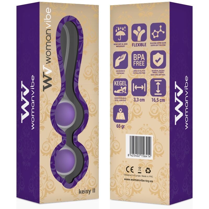 Bolas de Silicona para Kegel KEISY II - WOMANVIBE