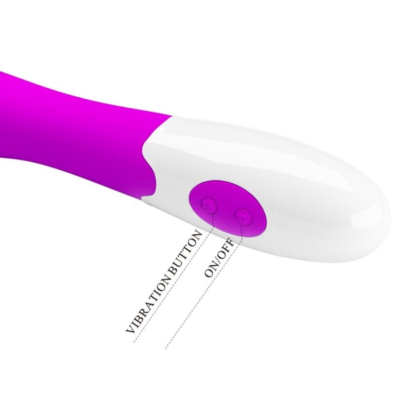 PRETTY LOVE - ELEMENTAL VIBRADOR 30 MODOS DE VIBRACIÓN MORADO - Lover Dreams