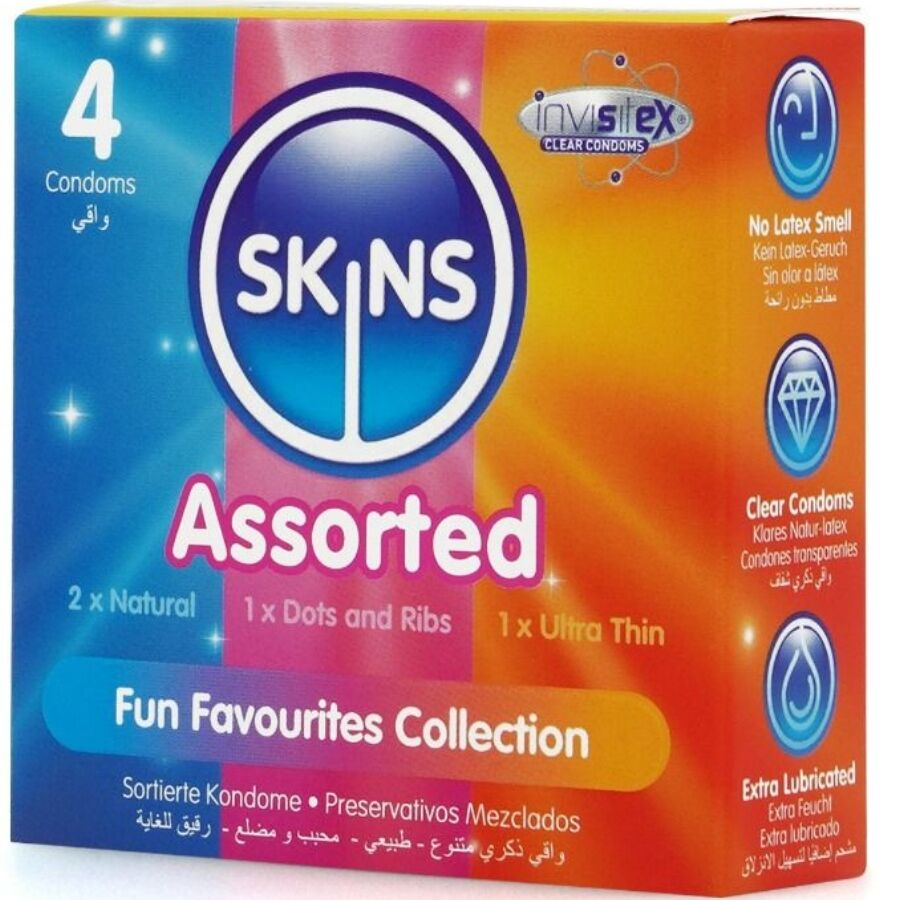 SKINS - SURTIDO PRESERVATIVOS PREMIUM PACK 4 - Lover Dreams