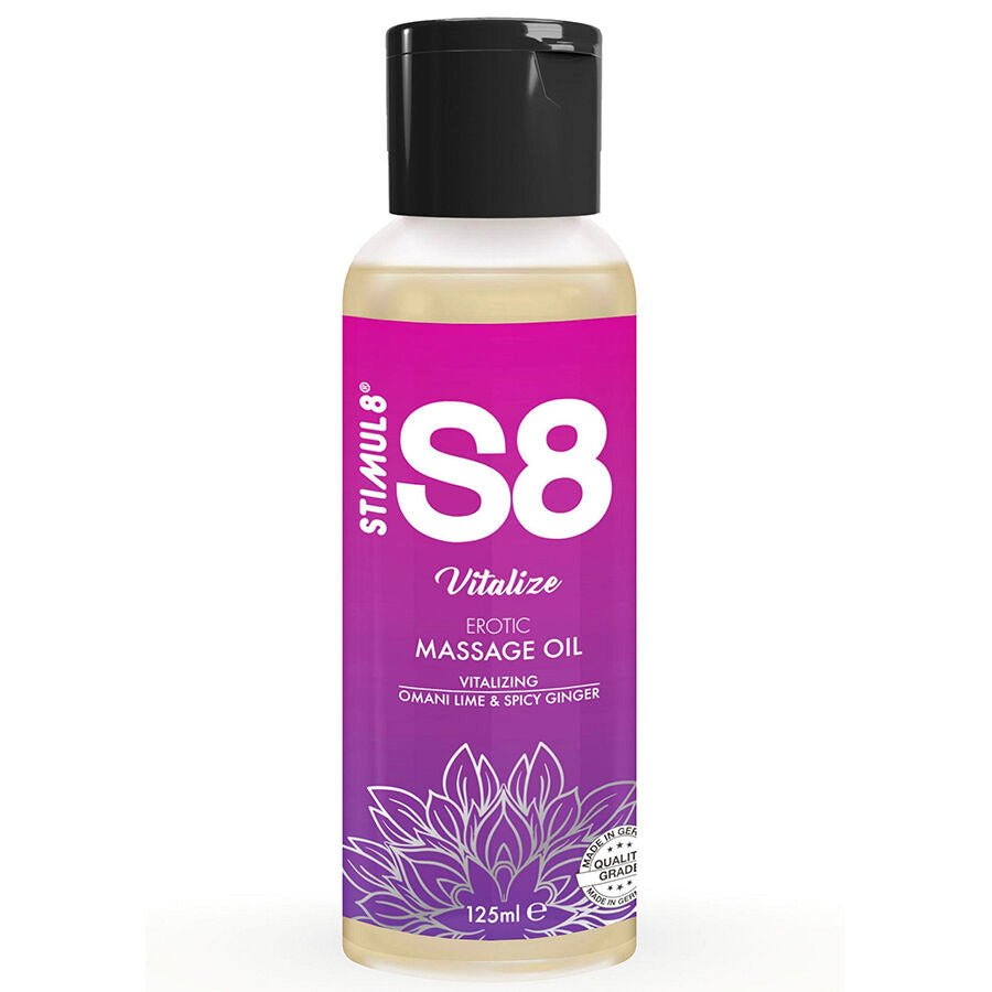 STIMUL8 - S8 VITALIZE ACEITE DE MASAJE LIMA 125 ML - Lover Dreams