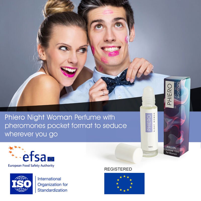 500 COSMETICS - PHIERO NIGHT WOMAN PERFUME FEROMONAS CON ROLL - ON - Lover Dreams