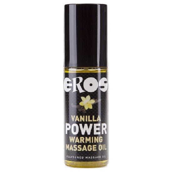 Aceite de Masaje Comestible con Sabor a Vainilla y Efecto Calor - Ideal para Zonas Íntimas, Base de Agua, 100ml - Lover Dreams