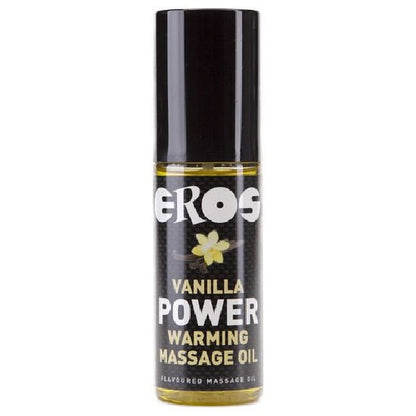 Aceite de Masaje Comestible con Sabor a Vainilla y Efecto Calor - Ideal para Zonas Íntimas, Base de Agua, 100ml - Lover Dreams