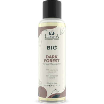 Aceite de Masaje Orgánico IntimateLine Luxuria Dark Forest 100 ml - Lover Dreams
