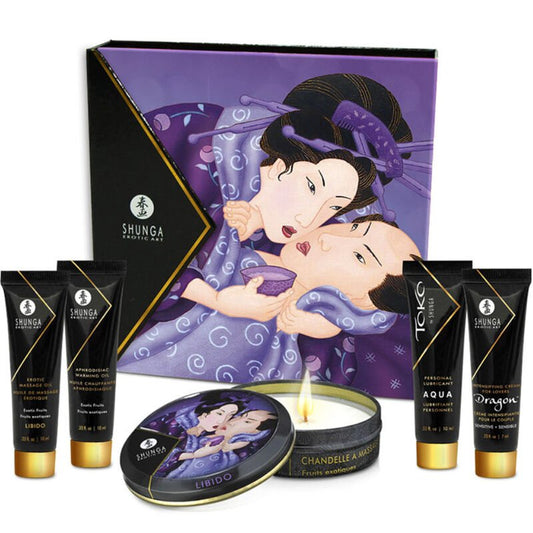 Aceite de Masaje Secret Geisha con Aroma a Frutas Exóticas - Shunga - Lover Dreams