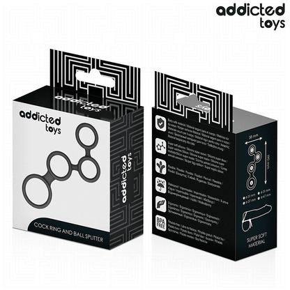 ADDICTED TOYS - ANILLO PARA EL PENE CON DIVISORES PARA TESTÍCULOS - Lover Dreams