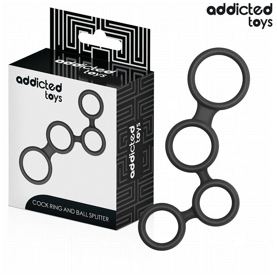 ADDICTED TOYS - ANILLO PARA EL PENE CON DIVISORES PARA TESTÍCULOS - Lover Dreams
