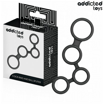 ADDICTED TOYS - ANILLO PARA EL PENE CON DIVISORES PARA TESTÍCULOS - Lover Dreams