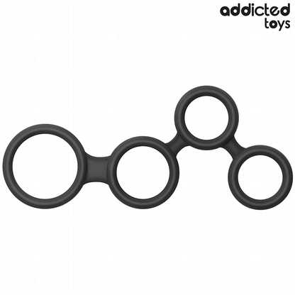 ADDICTED TOYS - ANILLO PARA EL PENE CON DIVISORES PARA TESTÍCULOS - Lover Dreams