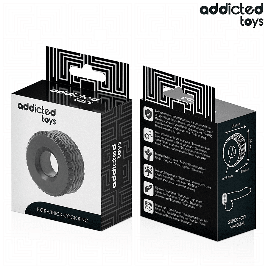 ADDICTED TOYS - ANILLO PARA EL PENE EXTRA GRUESO - Lover Dreams