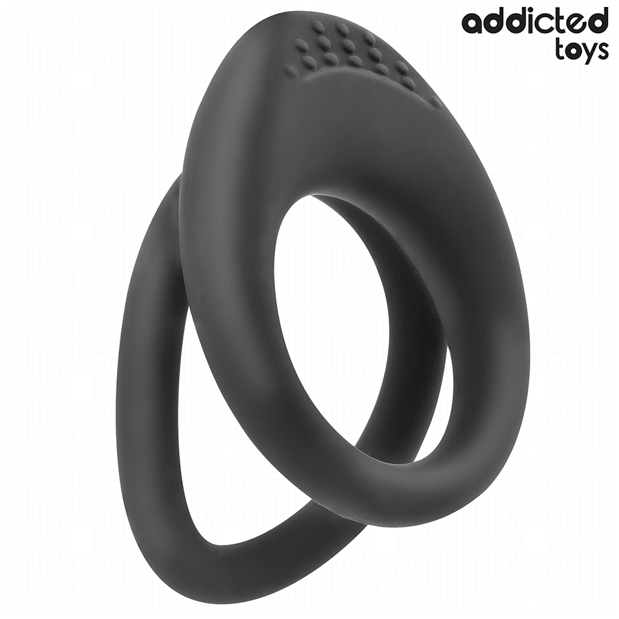 ADDICTED TOYS - ANILLO TEXTURIZADO DOBLE PARA EL PENE