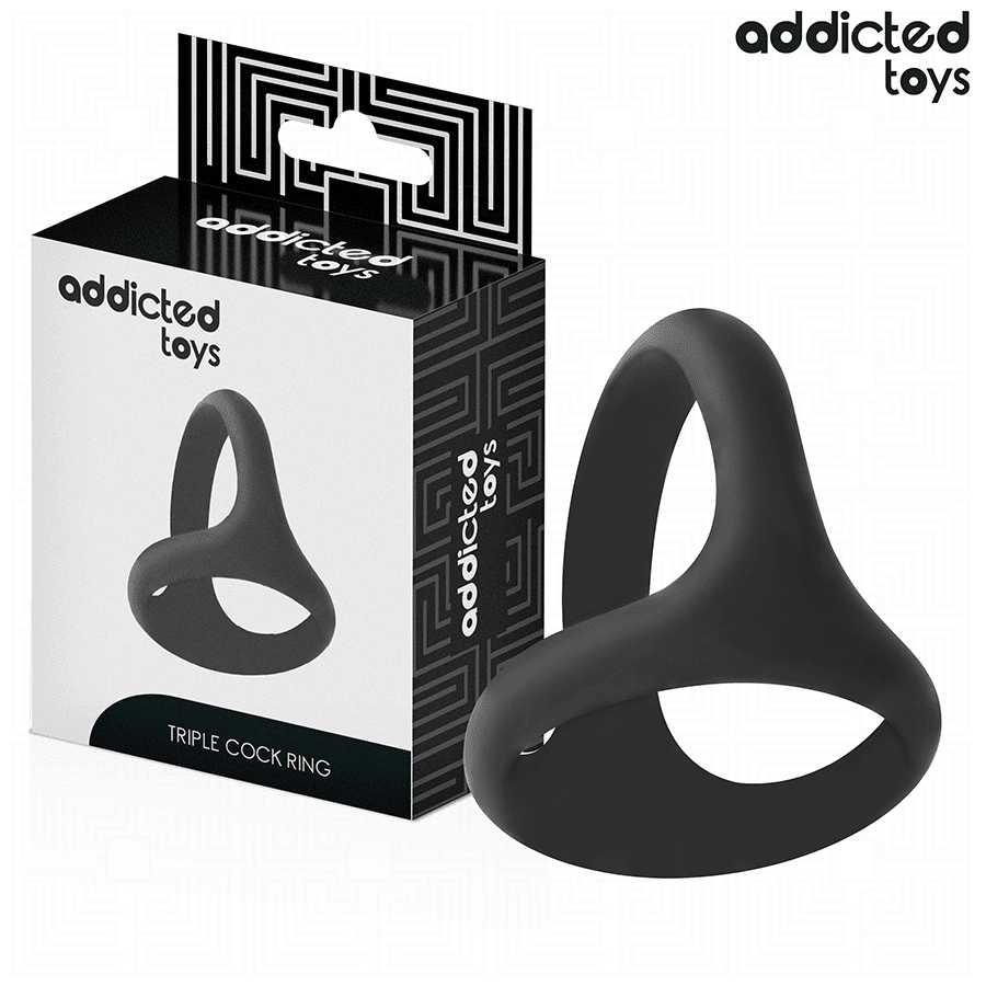 ADDICTED TOYS - ANILLO TRIPLE GRUESO PARA EL PENE - Lover Dreams